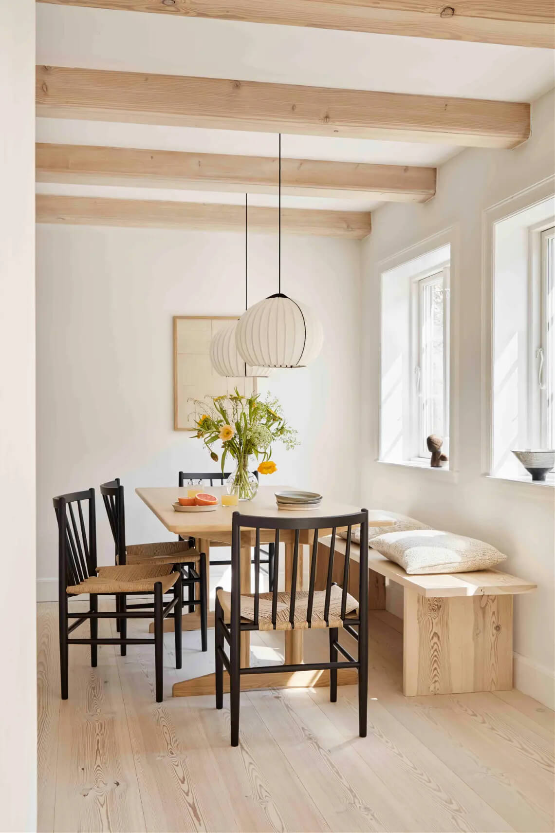 FDB Møbler U13 Hasmark Pendelleuchte, minimalistisches Design, sorgt für stimmungsvolles Licht im Ess- oder Wohnzimmer