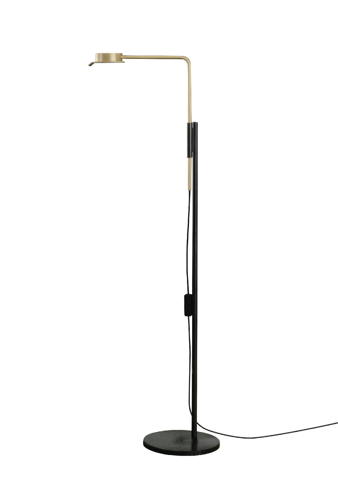 w102 Chipperfield Stehleuchte, brass / steel