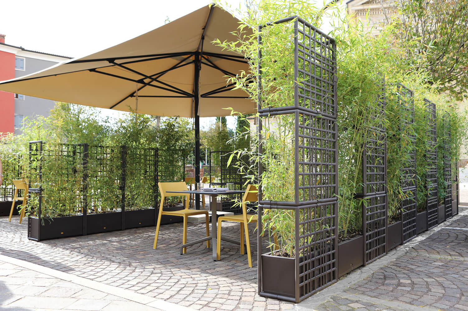 Nardi Sipario Modulo, wetterbeständig und pflegeleicht – stilvolle Raumteilung für Outdoor- und Wohnbereiche