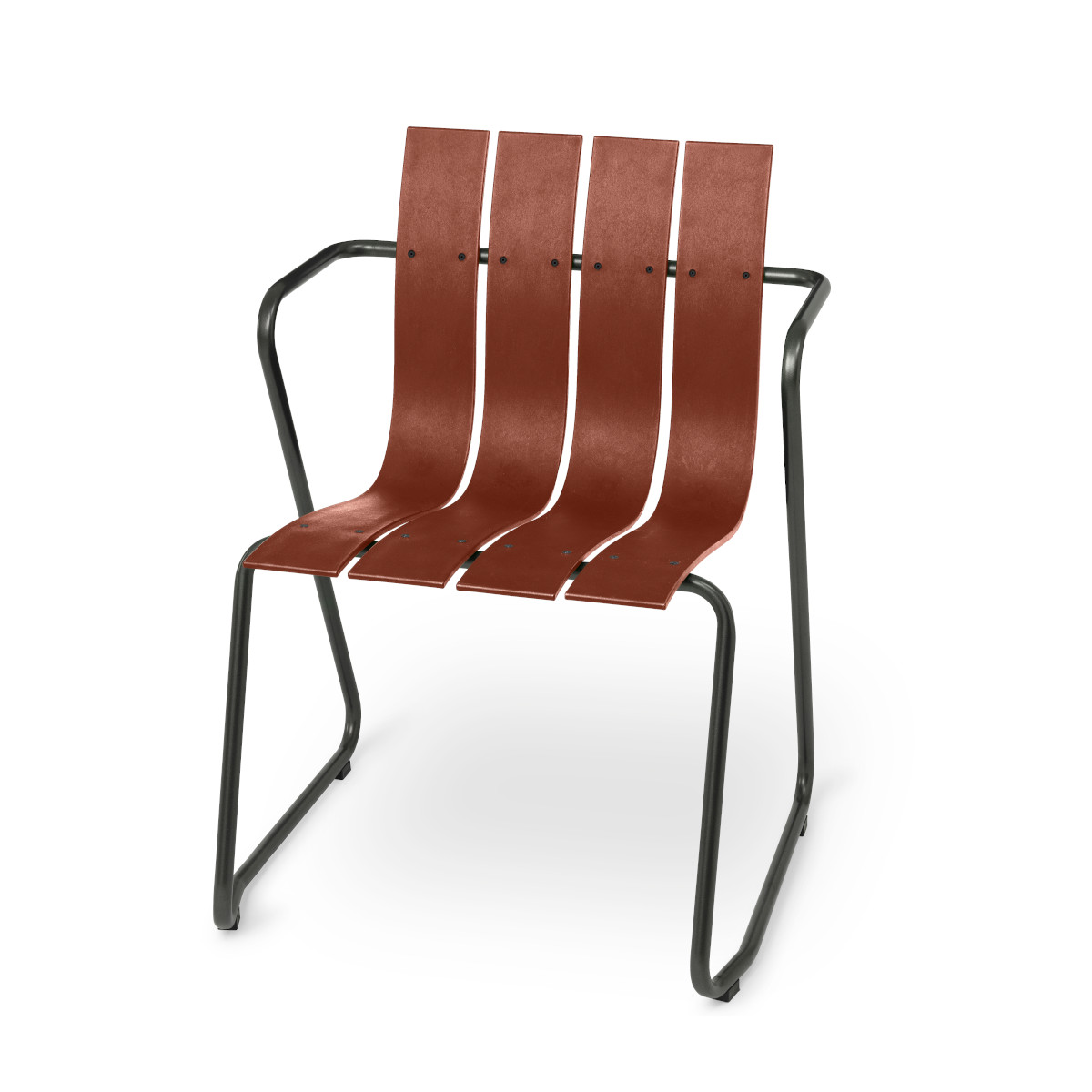 Ocean Stuhl, burnt red