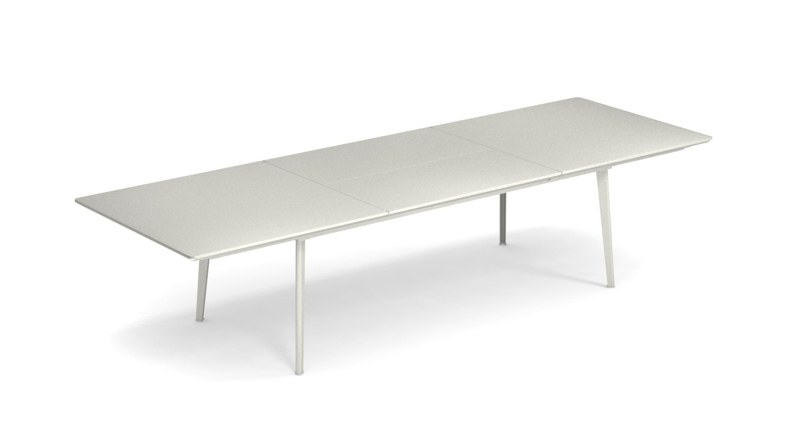 Plus4 Ausziehtisch 220 x 90 cm, weiß