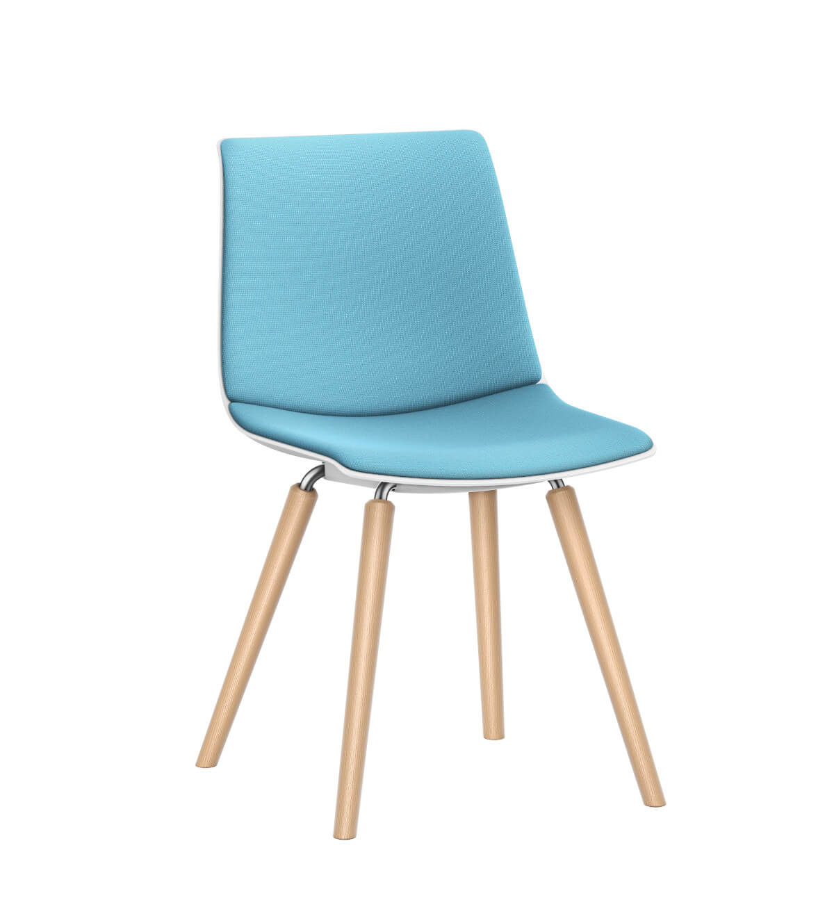 Interstuhl SHUFFLEis1 SU163 Besucherstuhl, langlebig, ergonomisch geformt, für Büro, Wartebereich und Konferenz