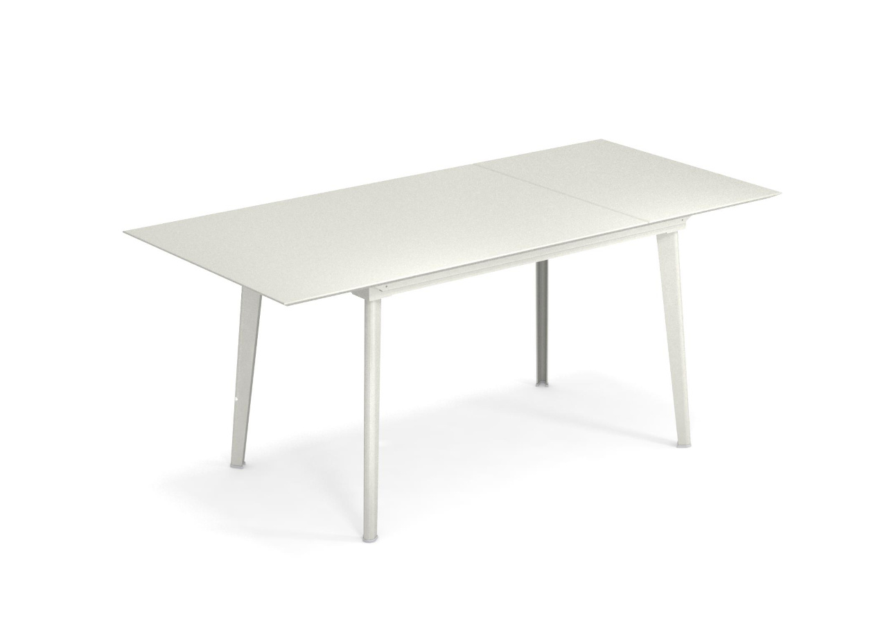 Plus4 Ausziehtisch 120 cm, weiß