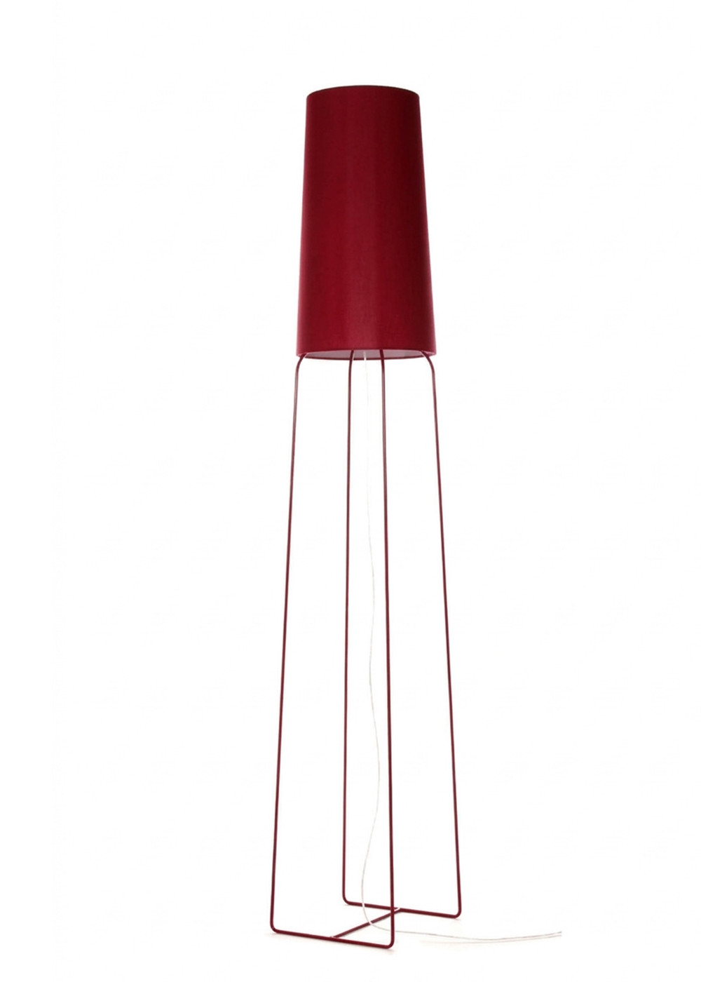 FRAUMAIER SlimSophie Stehleuchte in Burgundy mit Switch to Dim LED und schlankem Design