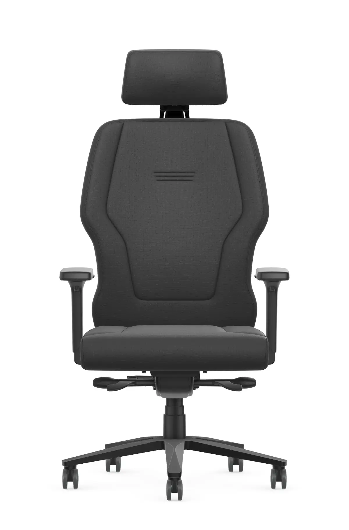 Interstuhl XXLis5 XL118 Bürodrehstuhl in Schwarz mit Kopfstütze und Armlehnen