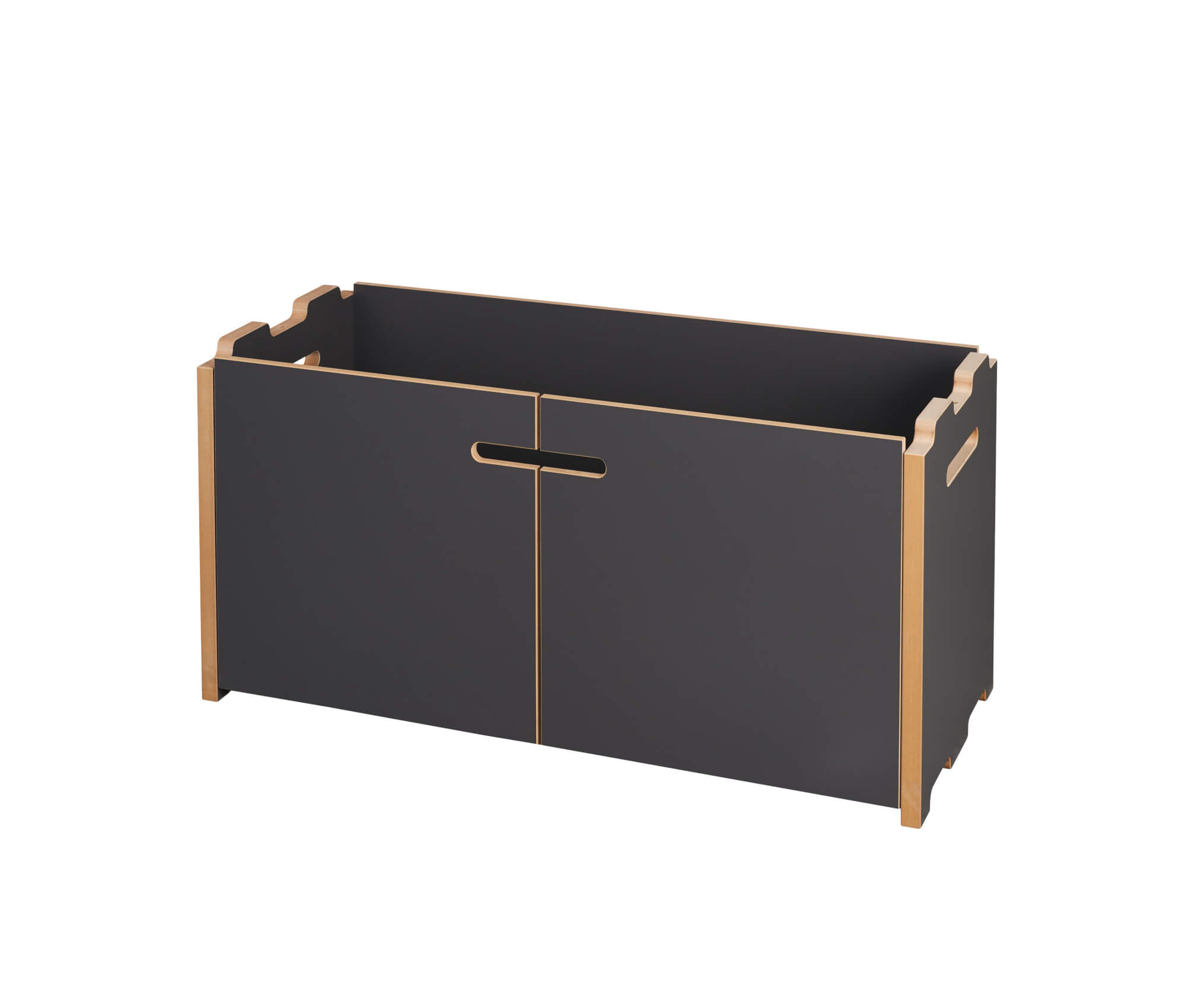 Hochstapler Anbaumodul mit Türen, anthrazit