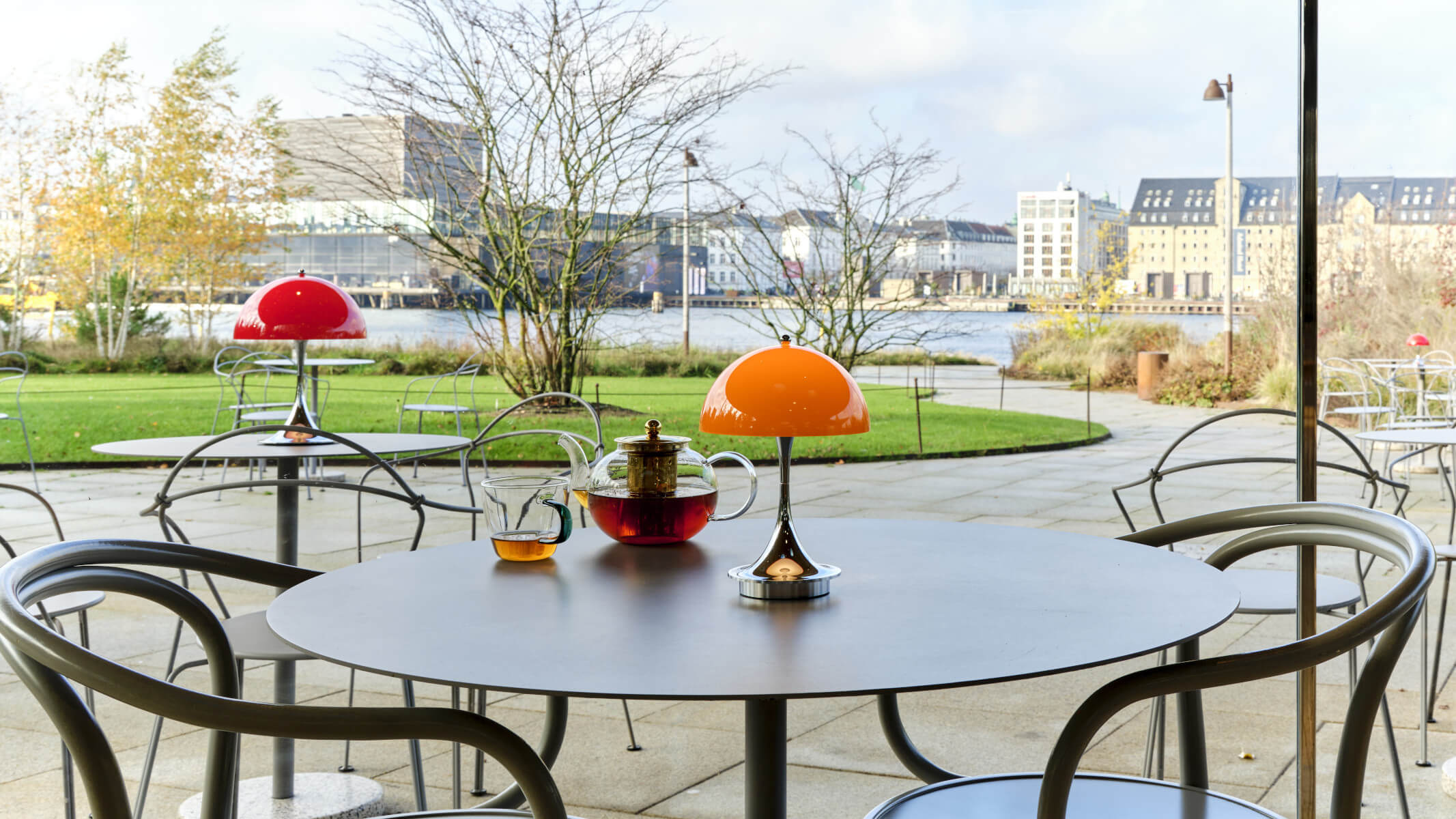 Louis Poulsen Panthella 160 Portable Tischleuchte, kabellose LED-Leuchte, dimmbar, Design von Verner Panton