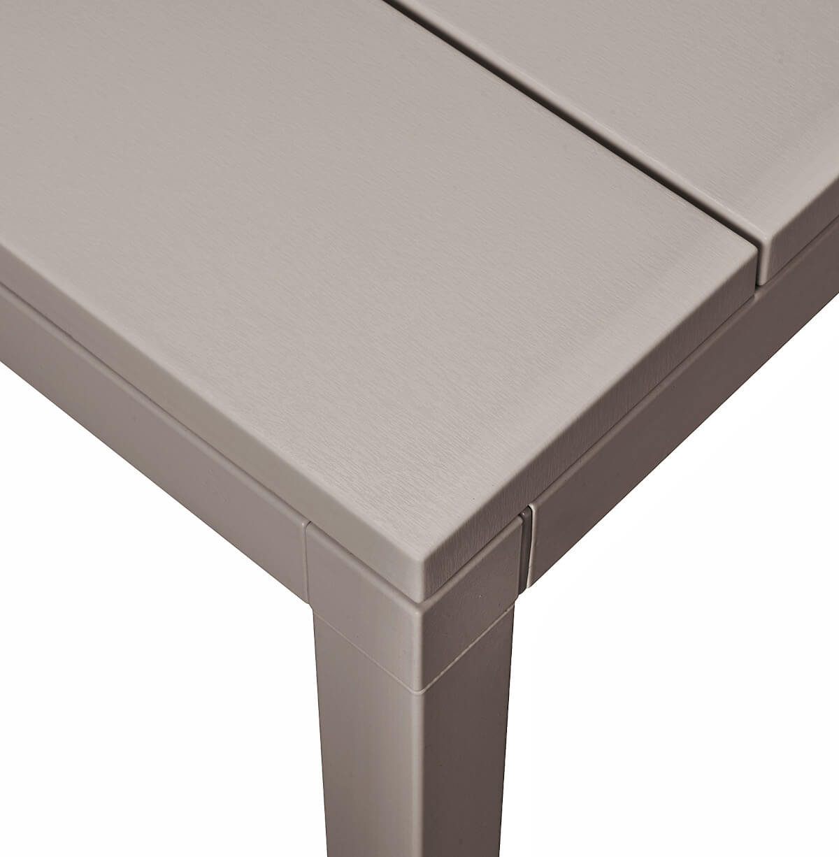 Nardi Rio Ausziehtisch 210 cm, tortora, modularer Outdoor-Tisch, robust, leicht, modernes italienisches Design