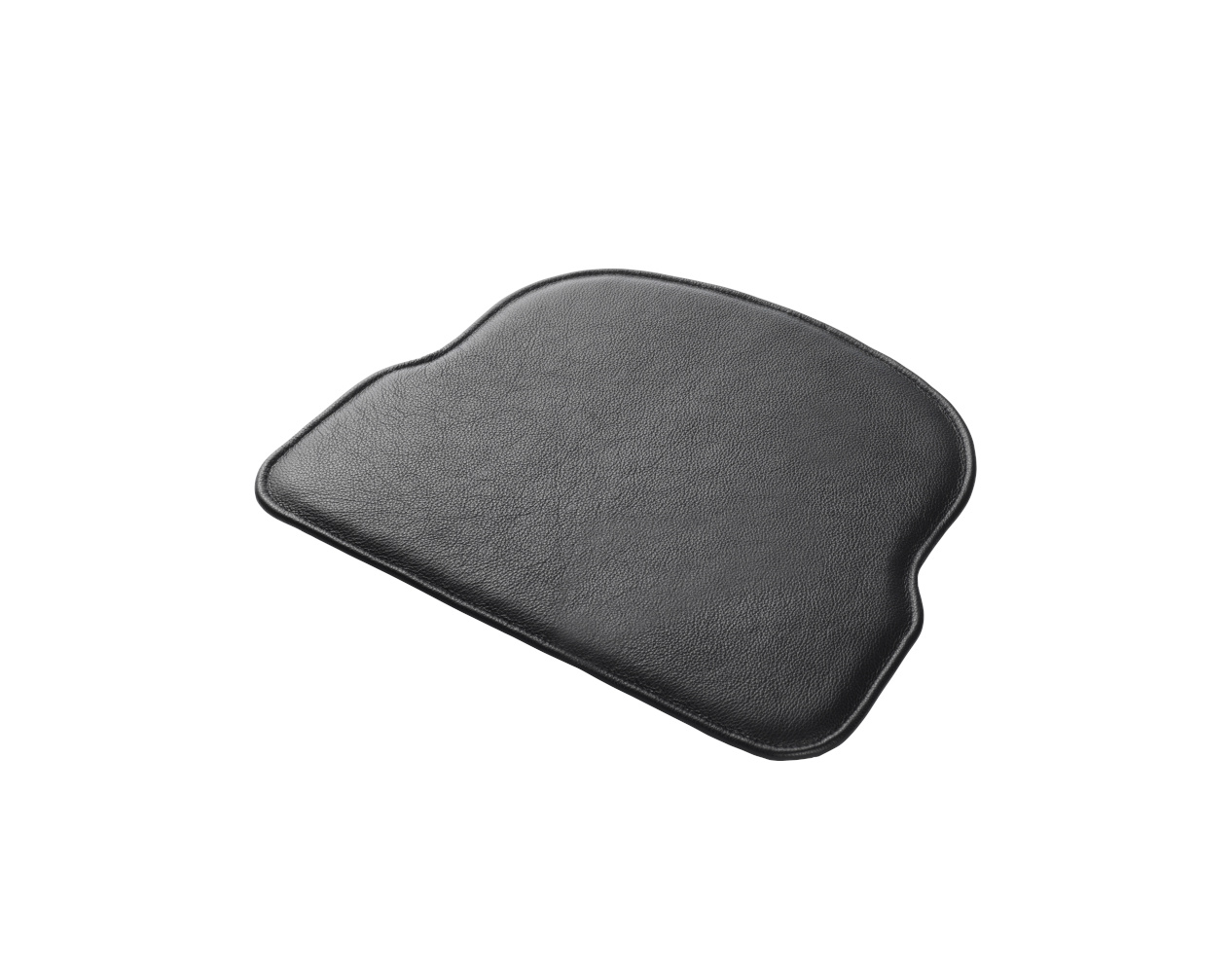 FDB Møbler R5 Nøje Sitzkissen, Leder schwarz, ergonomisch, langlebig, nordisches Design, funktional