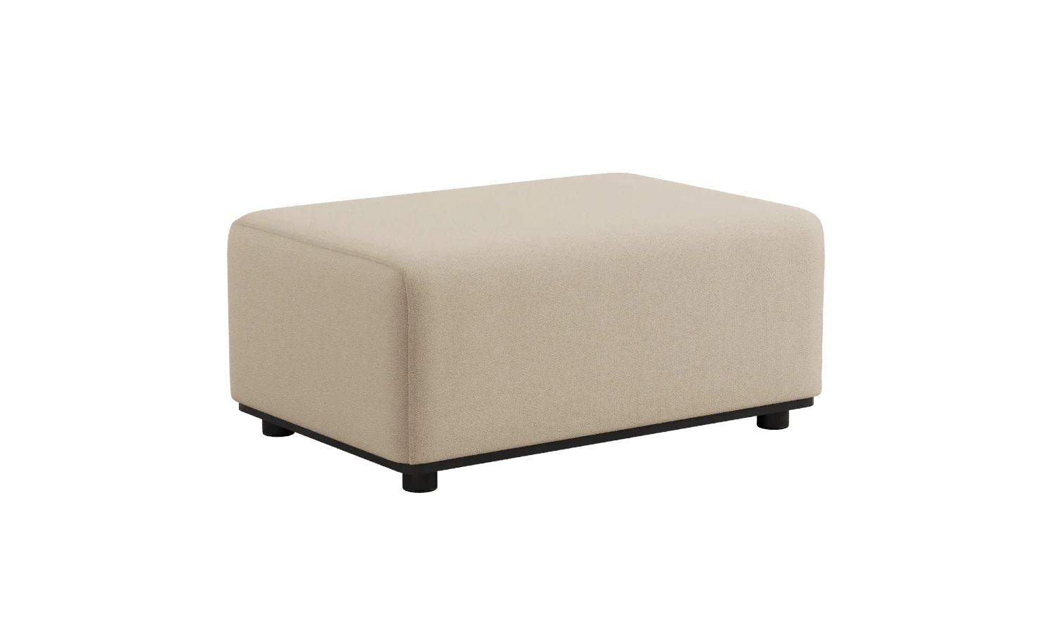 Cobana Pouf, boucle beige