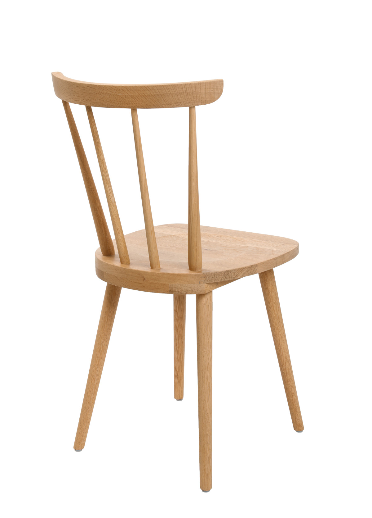 Wagner W-1960 Stuhl natur Eiche, ergonomisch geformt, langlebiger Holzstuhl für Esszimmer