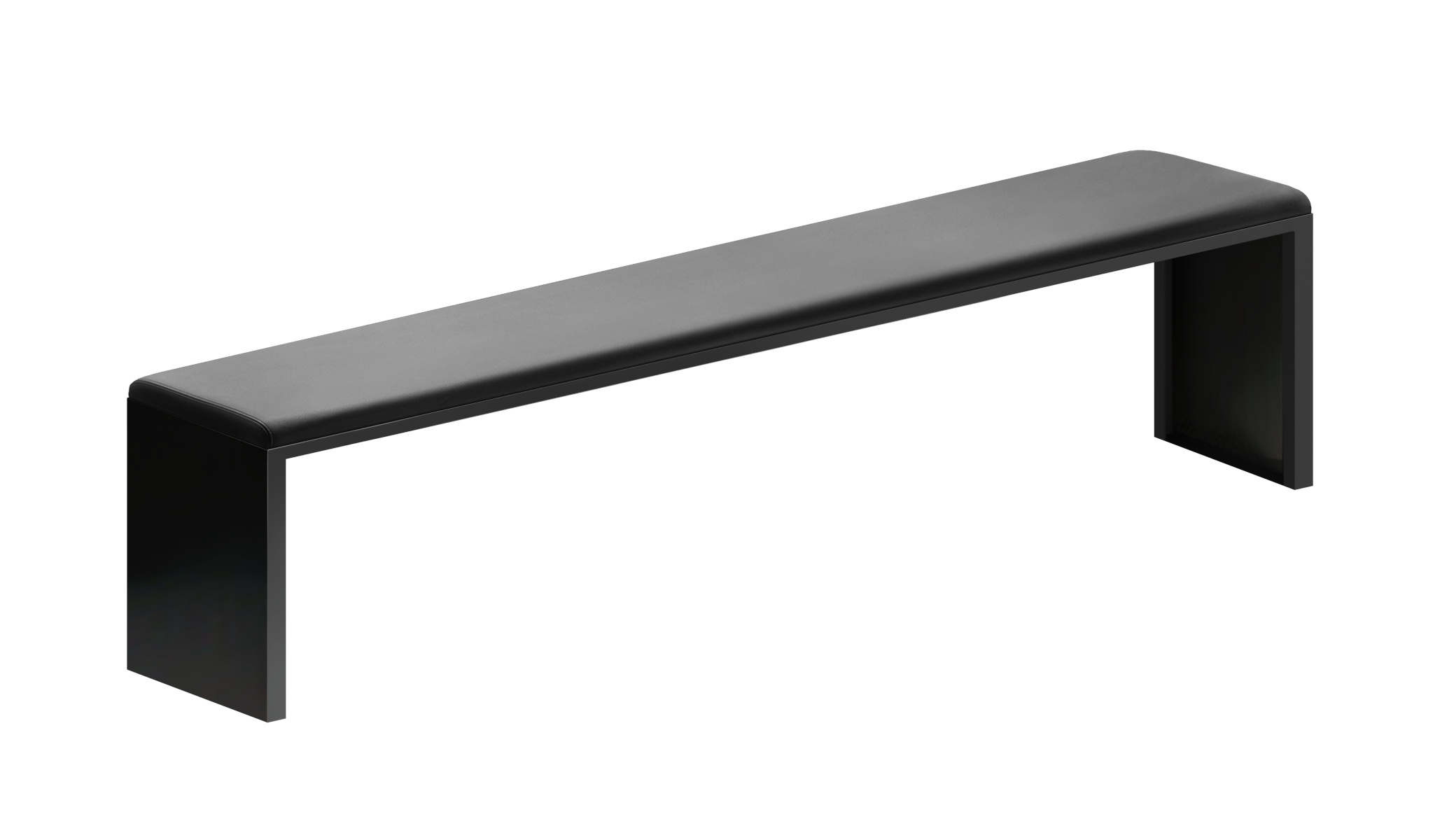 Irony Pad Bank, 210 x 36 cm, kupferschwarz Irony Pad Bank, 210 x 36 cm, kupferschwarz