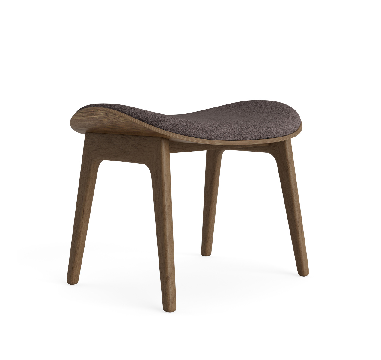 Elephant Hocker, eiche hell geräuchert / barnum col 11