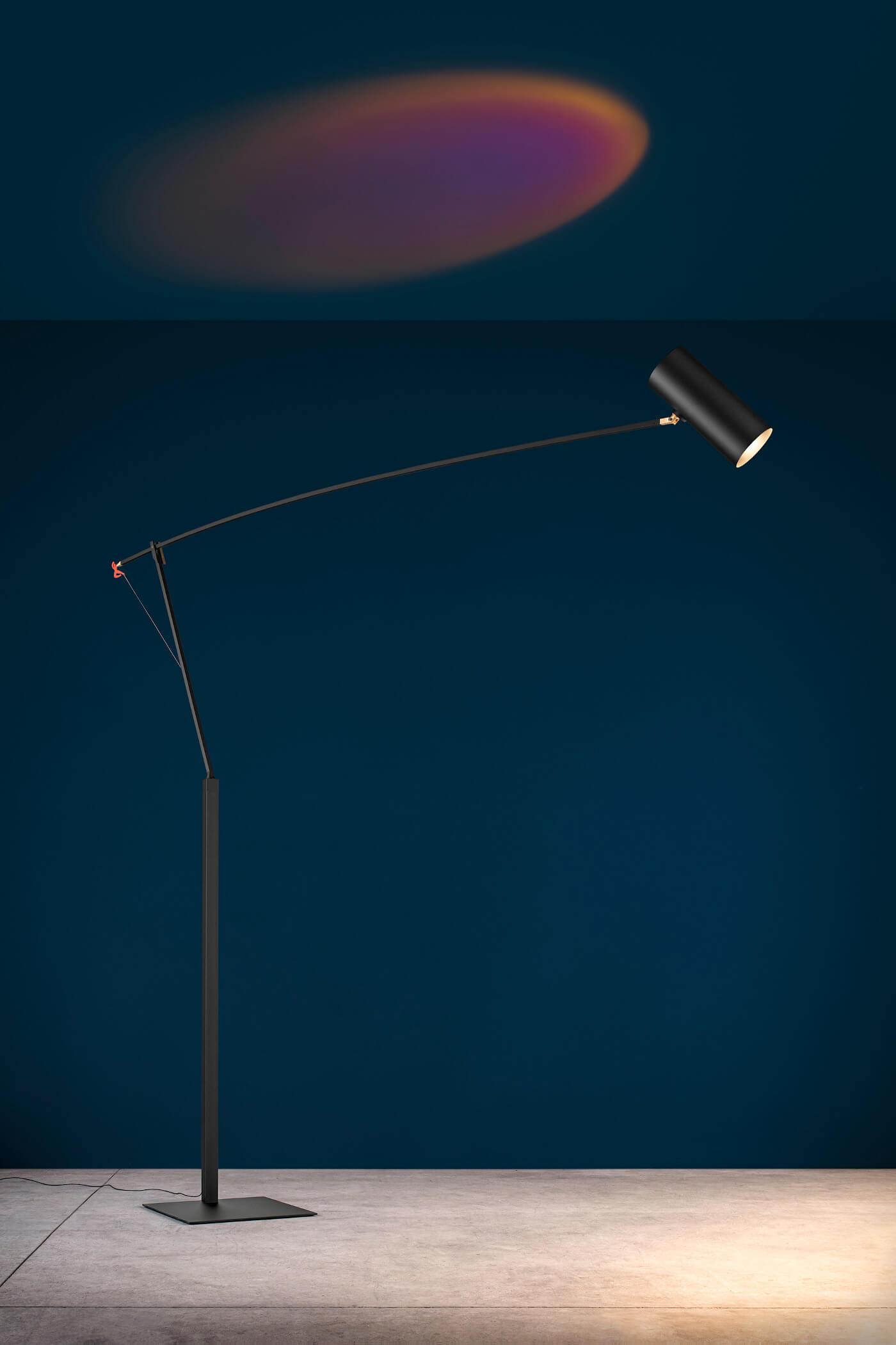 Ettorino Big Stehleuchte, schwarz