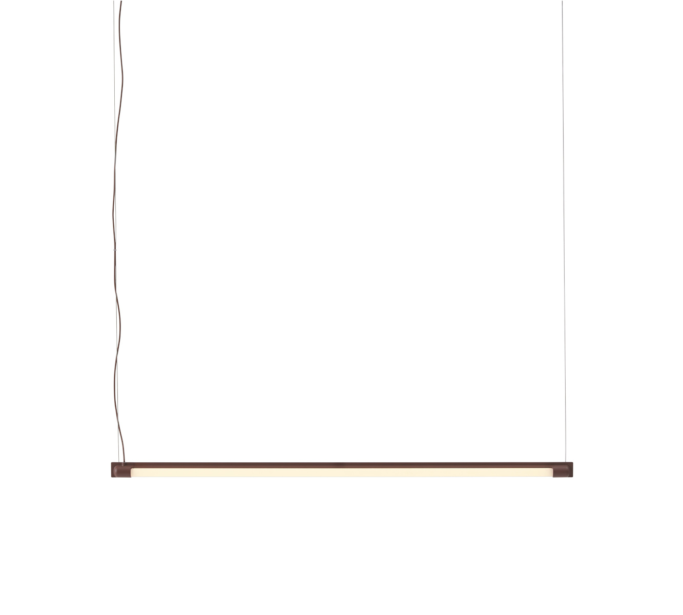 Fine Suspension LED Pendelleuchte, 90 cm, deep red