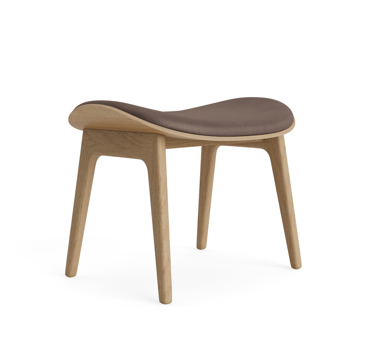 Elephant Hocker, eiche natur / dunes dark brown 21001