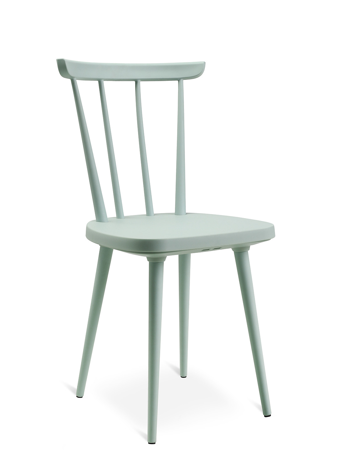 Wagner W-1960 Chairity Stuhl in Mint, moderner Designstuhl aus Kunststoff für Wohn- und Objektbereich