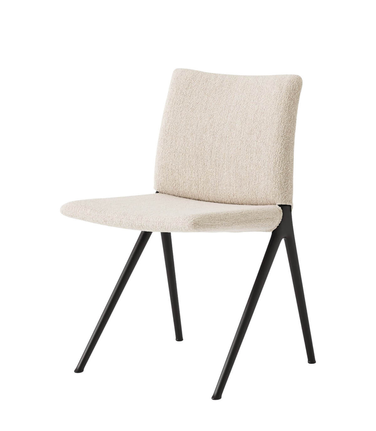 &Tradition Kape IF7 Stuhl, eleganter Esszimmerstuhl mit hochwertiger Polsterung und skandinavischem Design