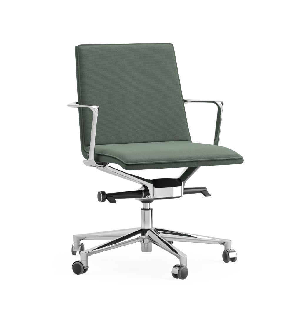 Valea Soft Low Back, 5 star base Bürodrehstuhl