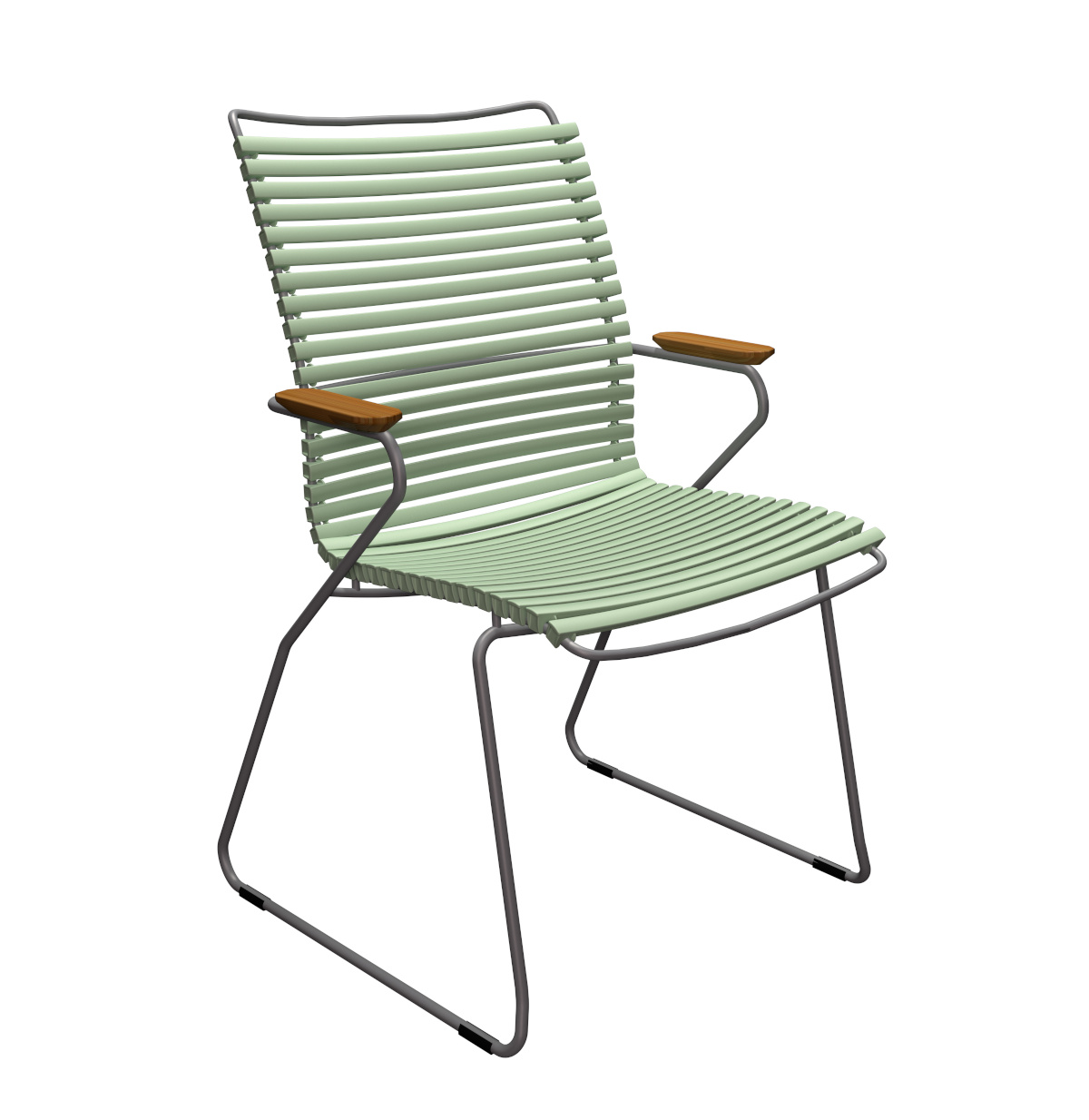 Click Armlehnstuhl mit hohe Rückenlehne, dusty green