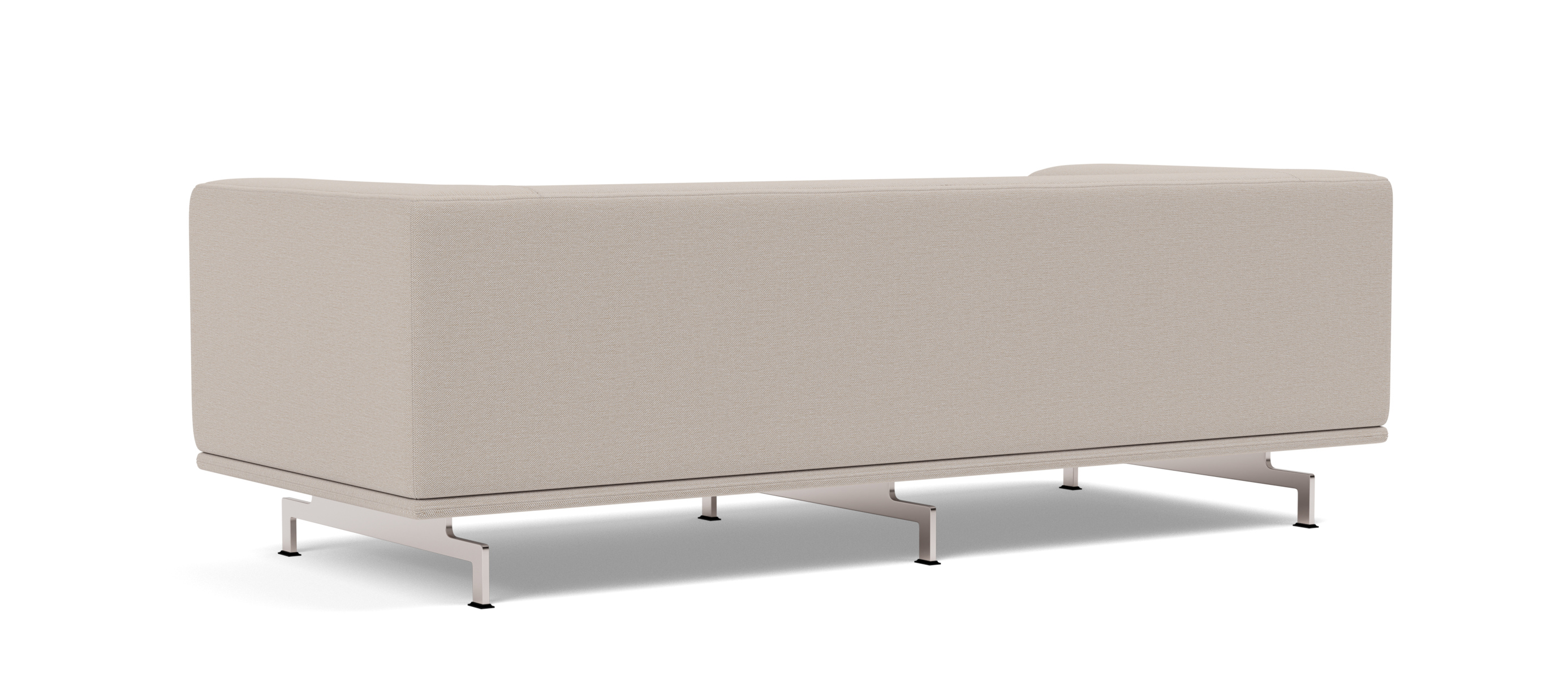 Delphi Sofa - Model 4510, brushed aluminium / steelcut trio 213