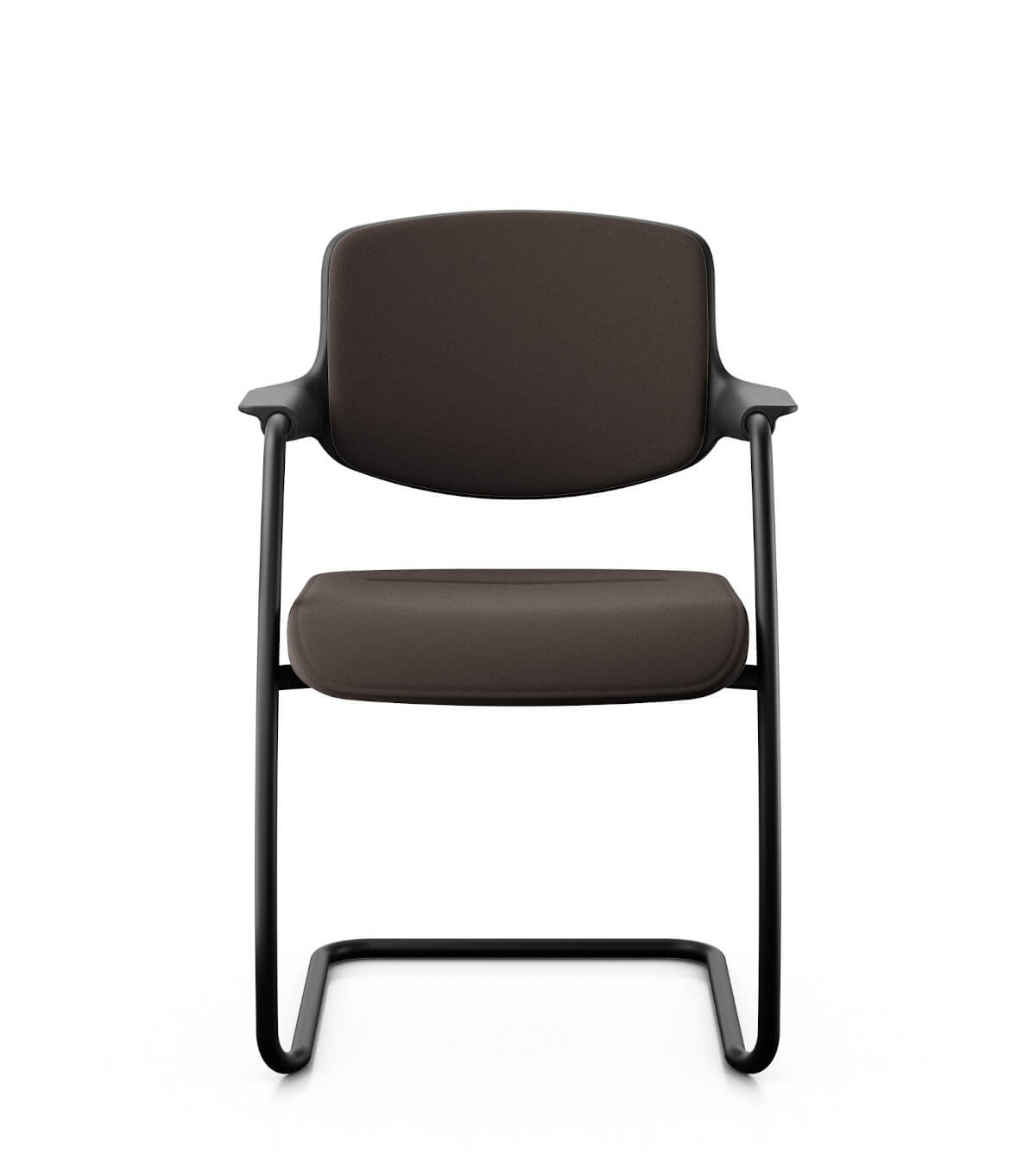 Giroflex 161-6203 Besucherstuhl Freischwinger mit Polsterrücken und bequemem Sitz für Büro & Konferenz