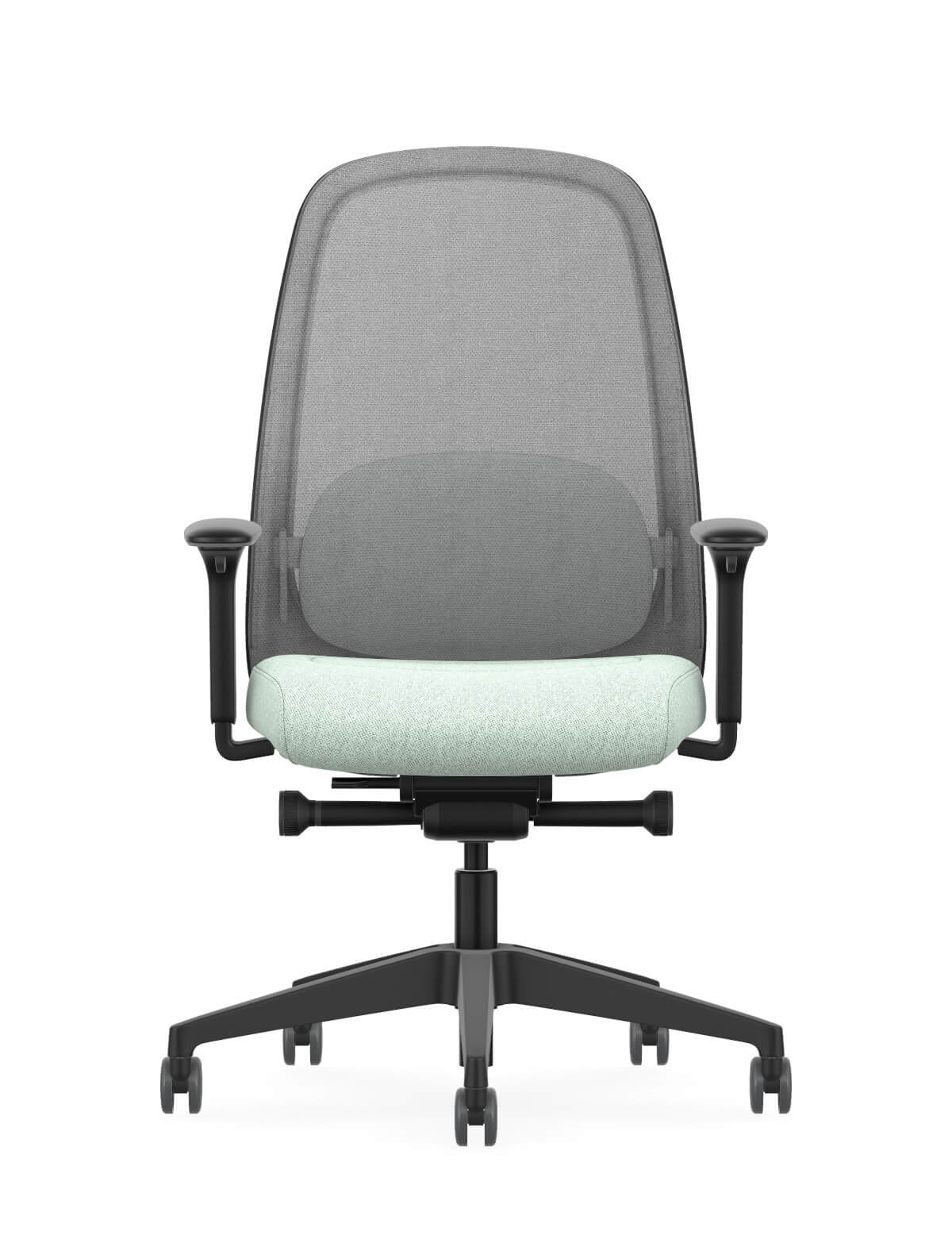 Ergonomischer Interstuhl HJ216 Drehstuhl mit höhenverstellbarer Sitzfläche und modernem De