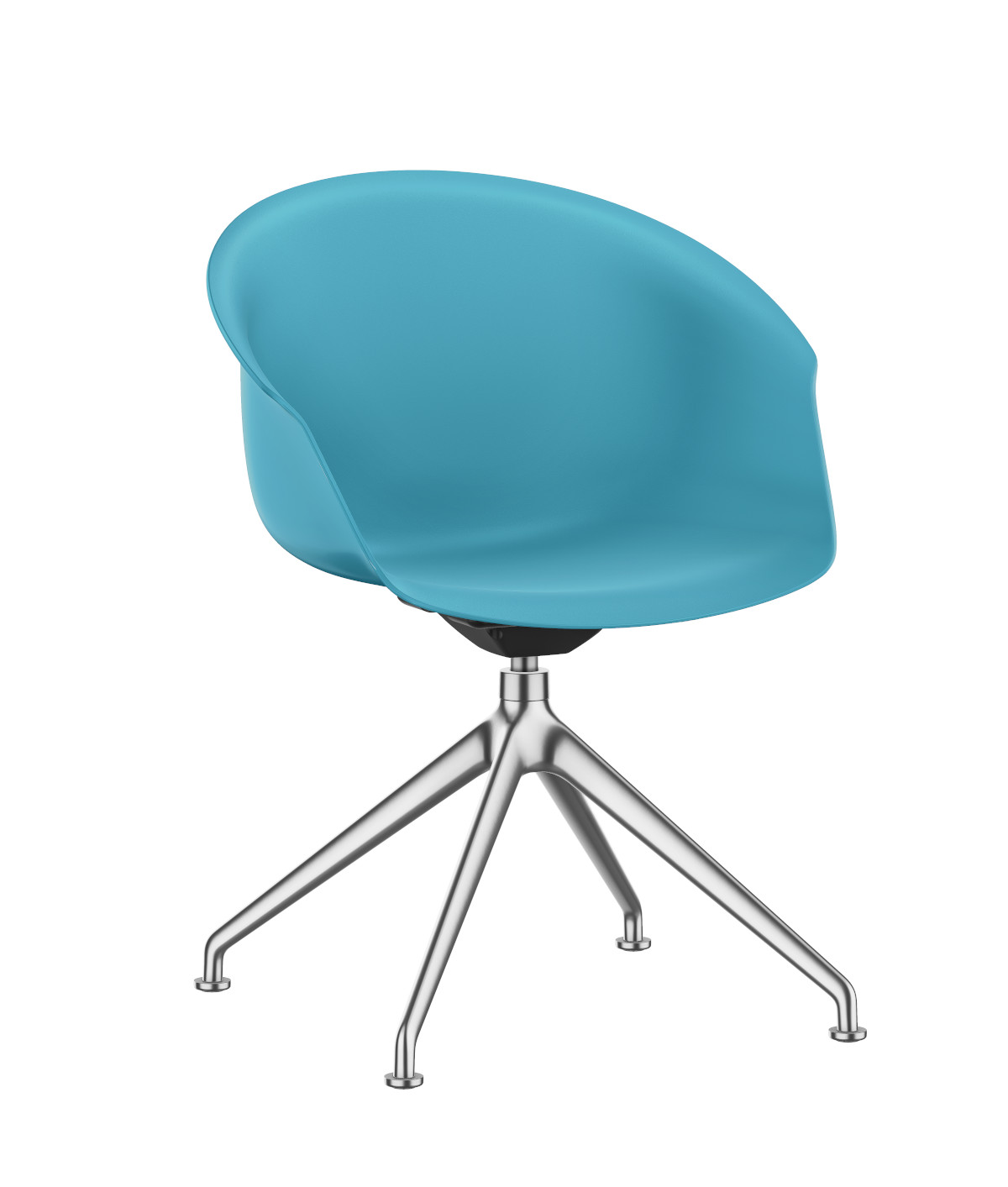 Komfortabler Interstuhl SHUFFLEis1 SU341 Clubsessel, hochwertig gepolstert, stilvolles Loungemöbel für Büro und Empfangsbereich