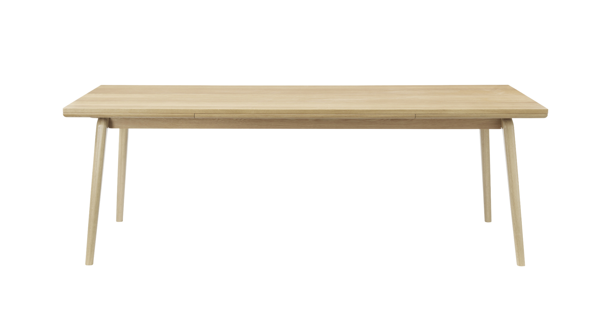 FDB Møbler C65 Astrup Ausziehtisch, nordisches Design, Eiche natur, langlebig, funktional, nachhaltig