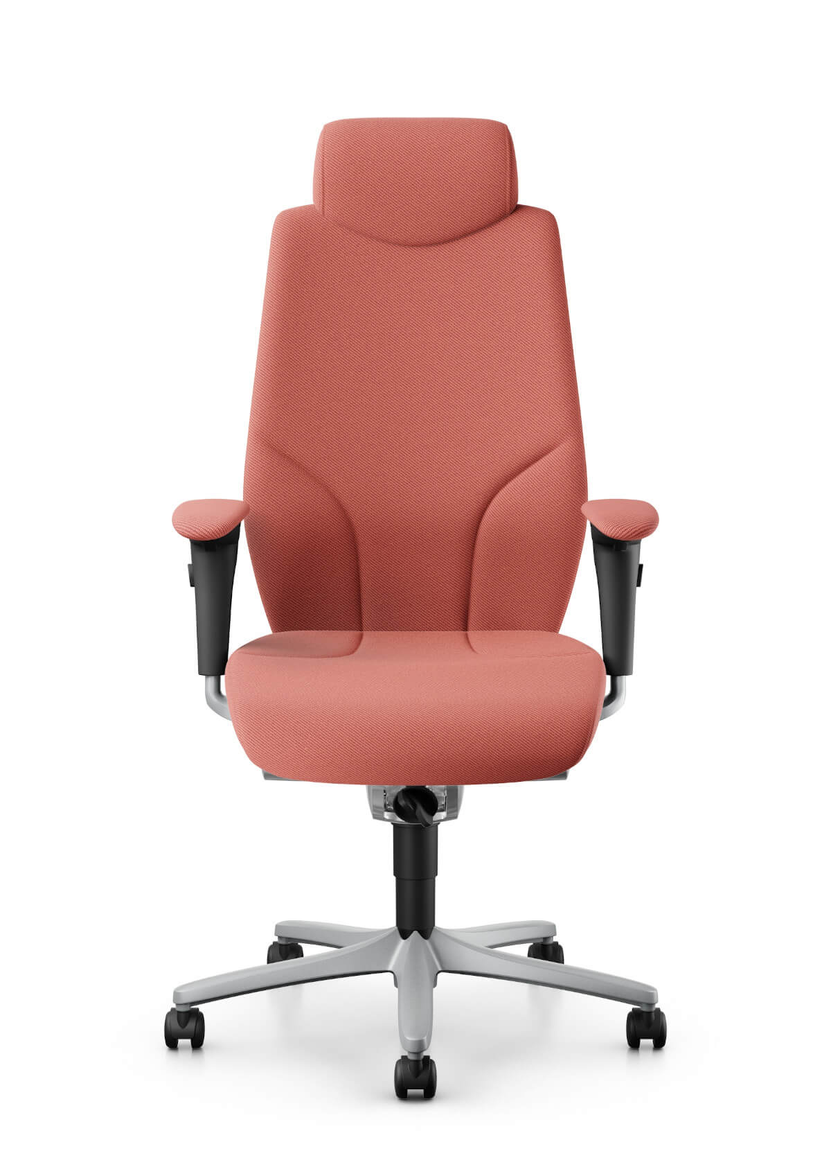 Giroflex 64-9778 Chefsessel mit hoher Rückenlehne, Kopfstütze und Armlehnen für ergonomisches Arbeiten im Büro