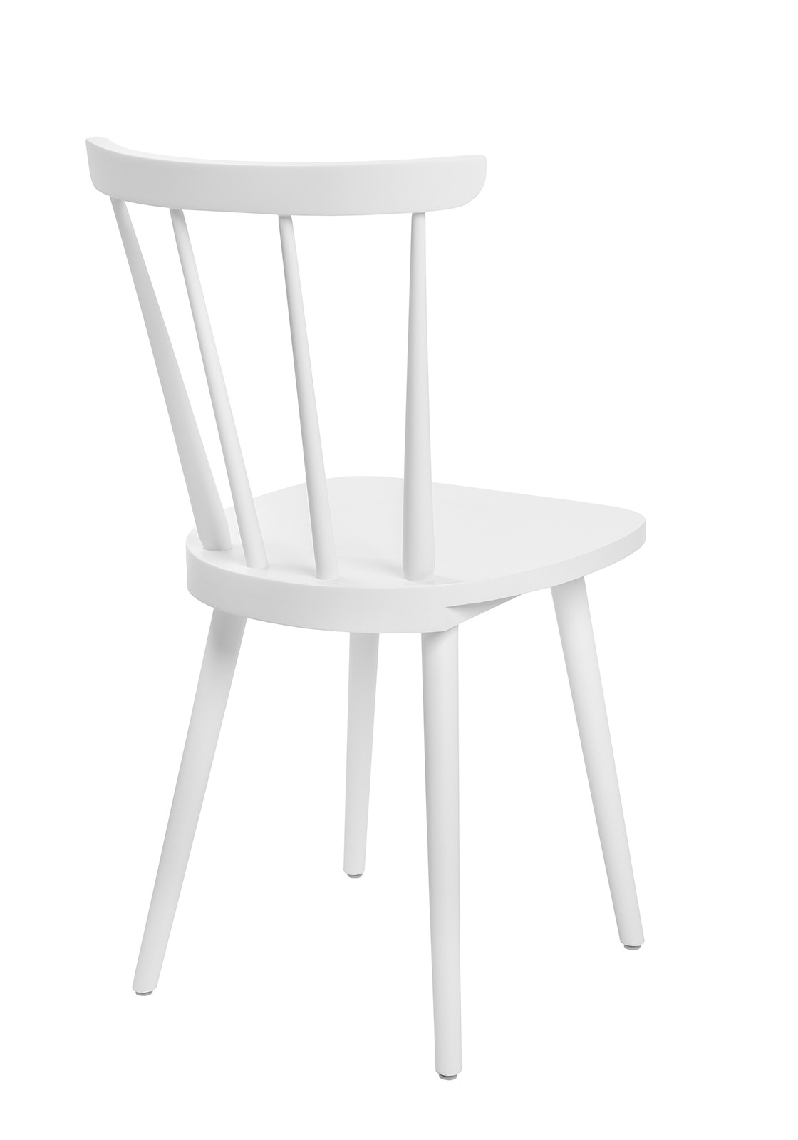 Wagner W-1960 Stuhl, reinweiß, komfortabel, modernes minimalistisches Design, ideal für Wohnzimmer oder Büro.