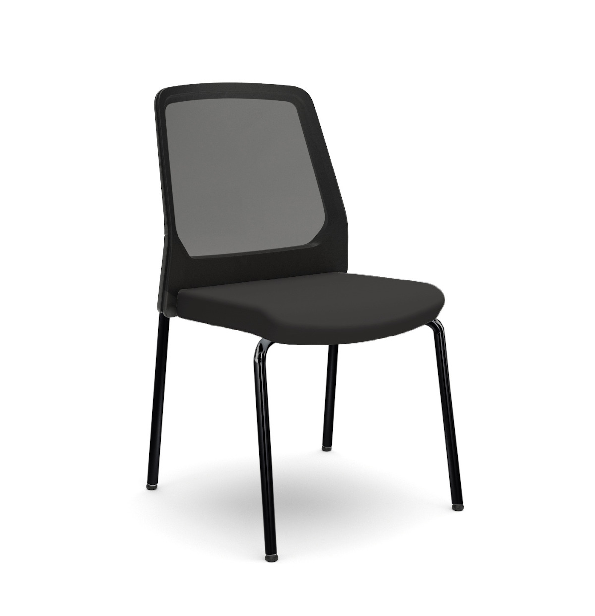 Stapelbarer Interstuhl BUDDYis3 420B Besucherstuhl für Wartezimmer, Konferenzräume und Empfangsbereiche, bequem und robust