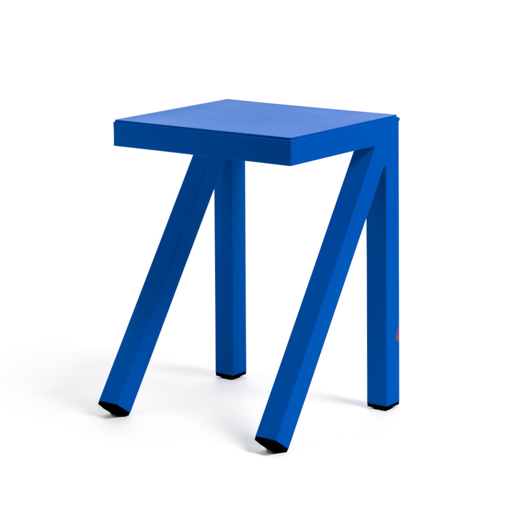 Magis Bureaurama Hocker blau – ergonomischer Design-Hocker Magis Bureaurama Hocker blau, fester Sitz, ergonomisch und langlebig, italienisches Design