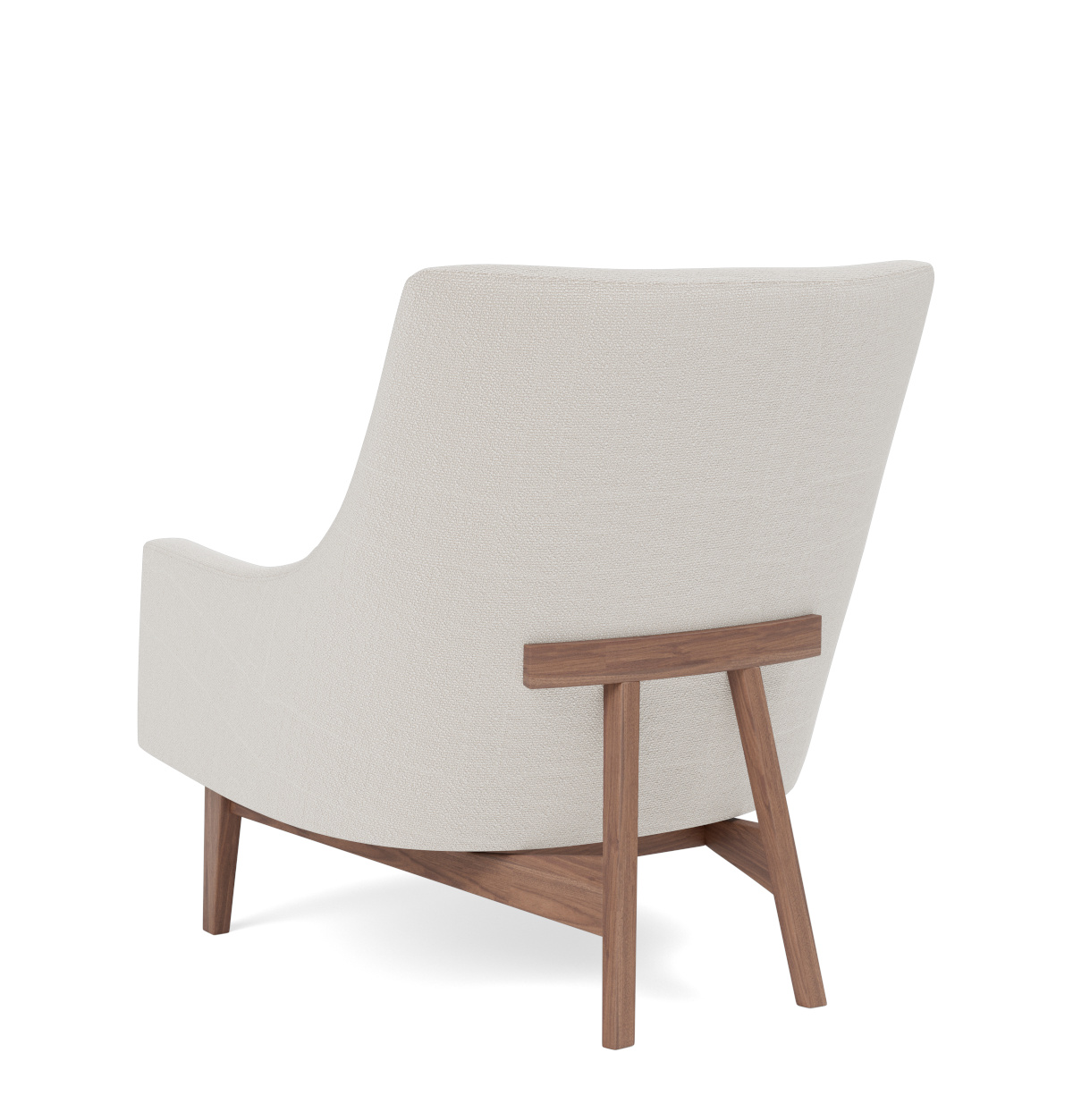 A-Chair Wood Base, eiche lackiert / re-wool 128