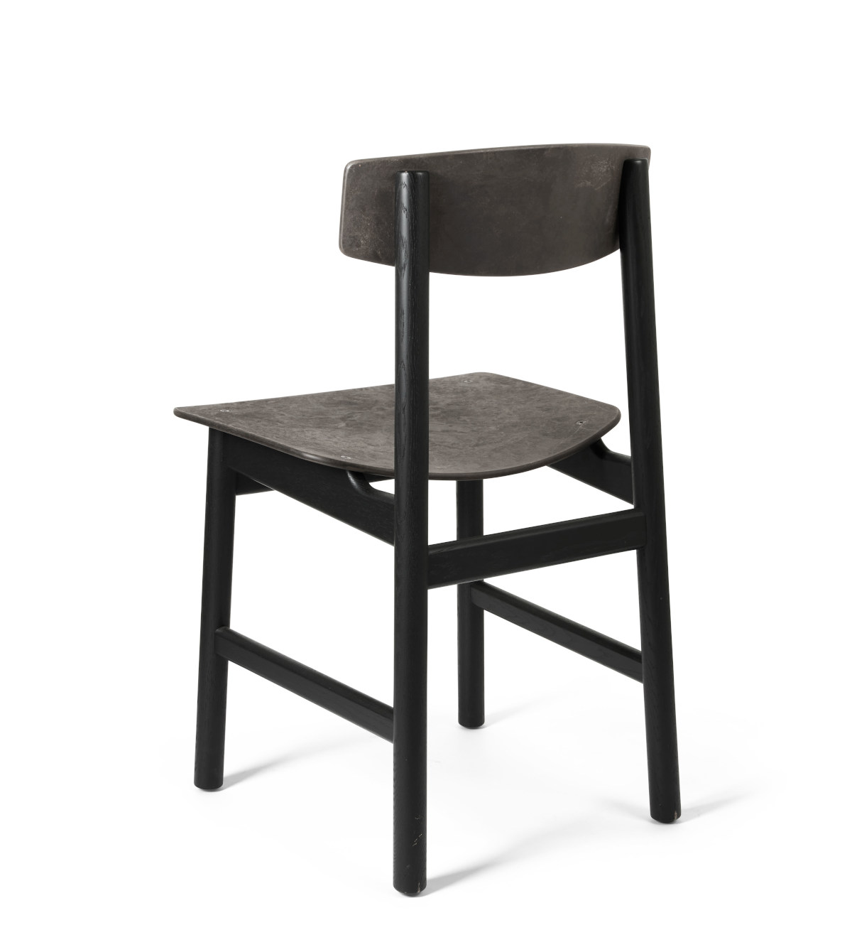 Conscious Chair 3162, buche grau lackiert / wood waste grey