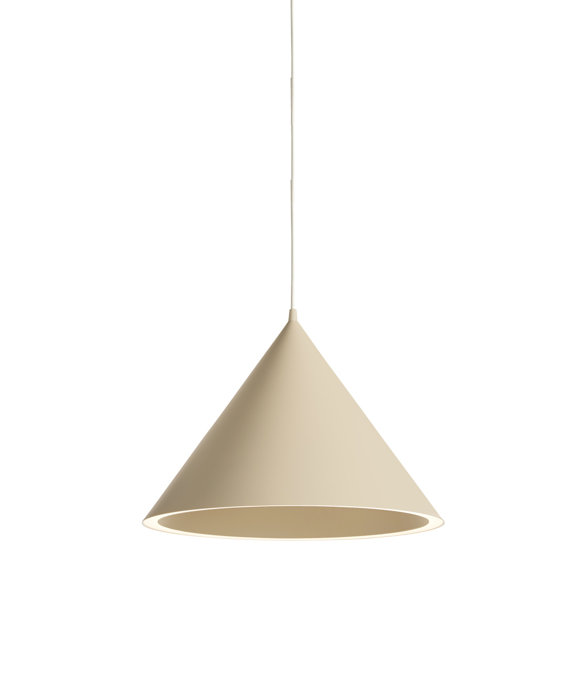 Annular LED Pendelleuchte, small, beige Annular LED Pendelleuchte, small, beige