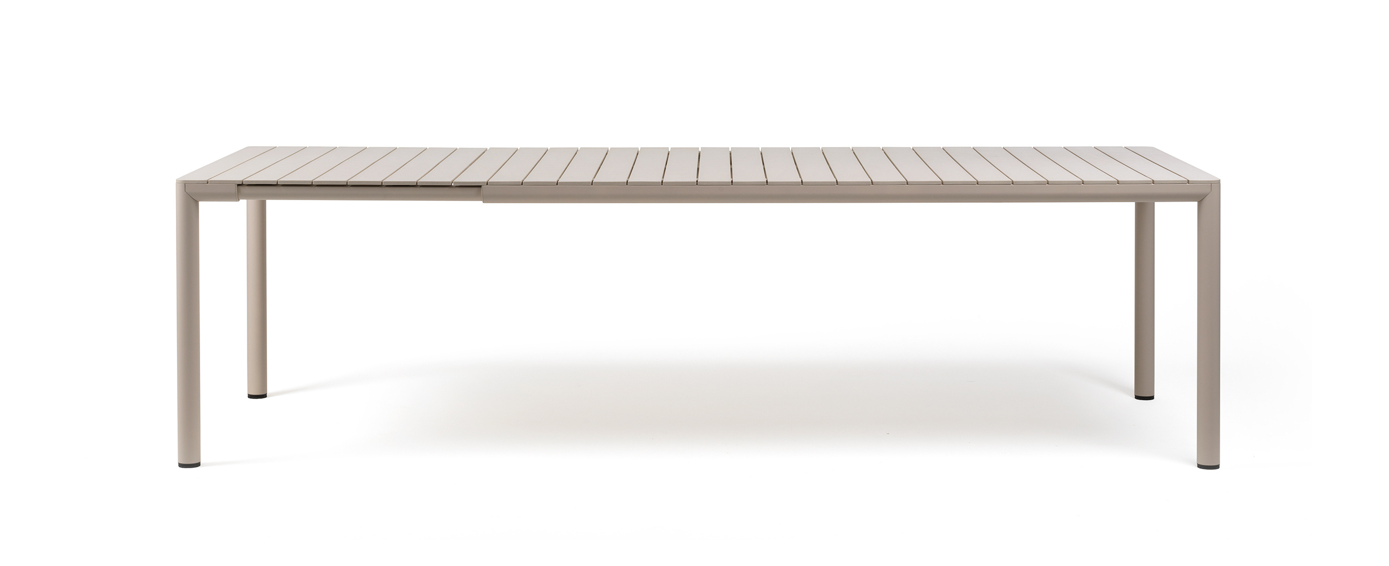 Nardi Tevere Ausziehtisch 210 cm corda, langlebiger Outdoor-Tisch, leicht, wetterbeständig, Made in Italy