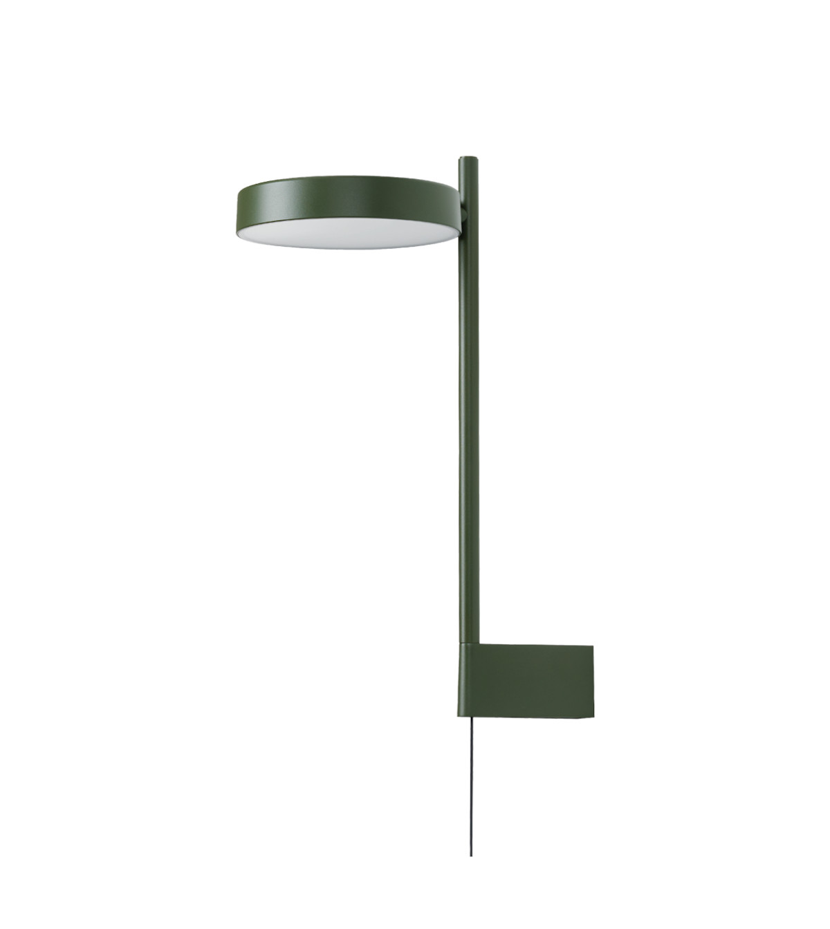 w242 Pastille alu br2 Wandleuchte, olive green