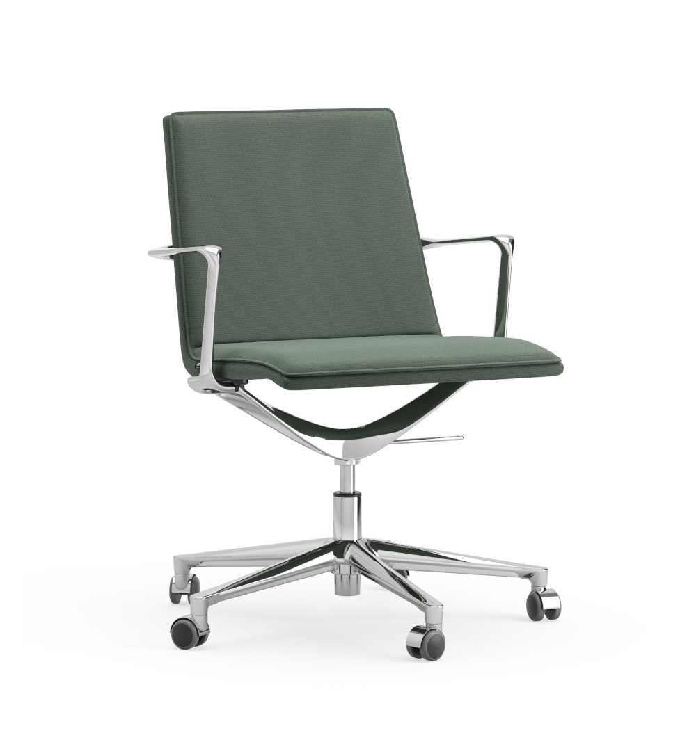 Valea Soft Low Back, 5 star base Bürodrehstuhl