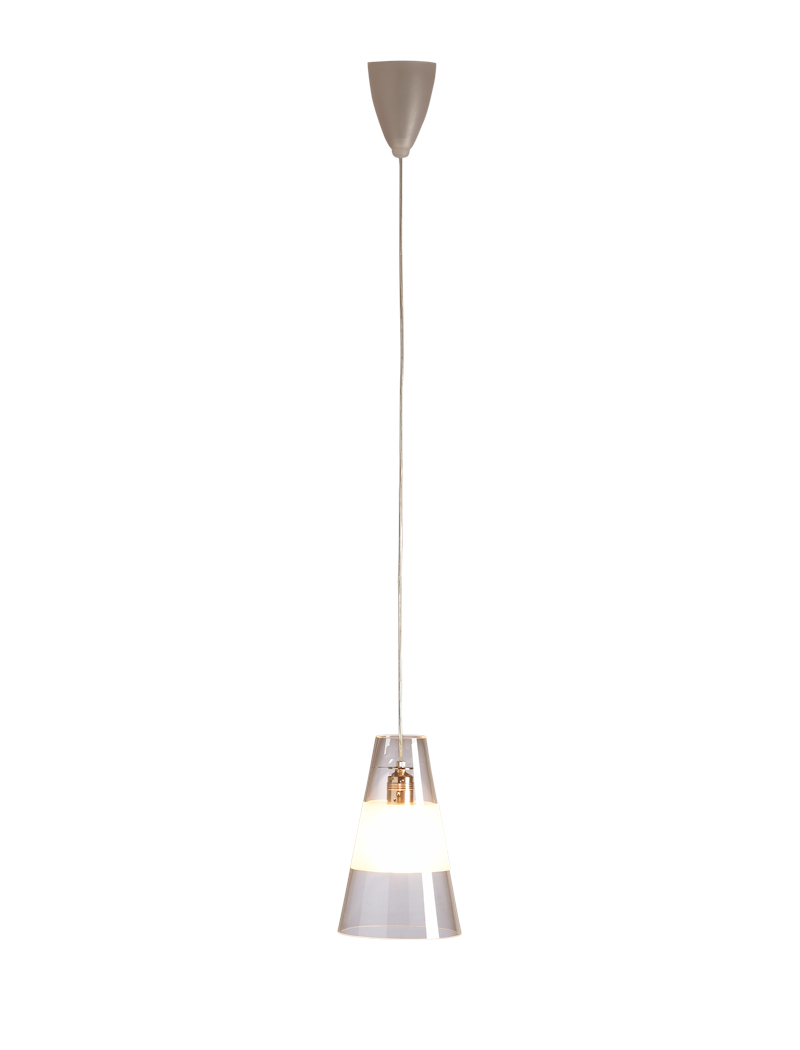 HLWS 03 Pendelleuchte, klarglas mit mattem ring