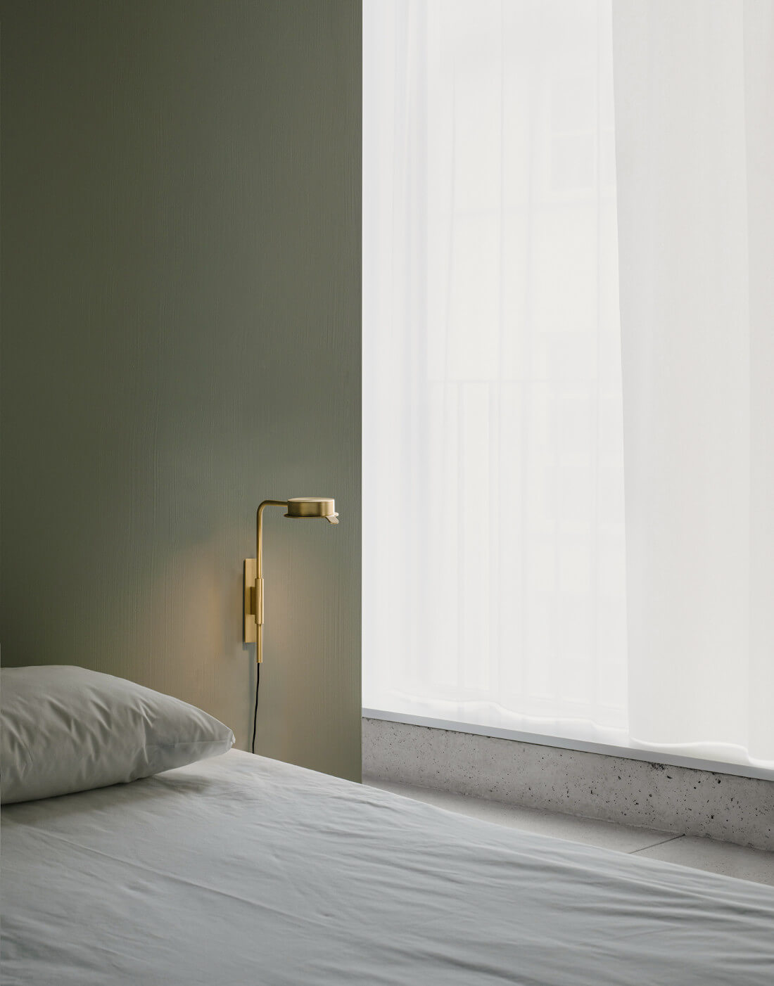 w102 Chipperfield Wandleuchte, brass
