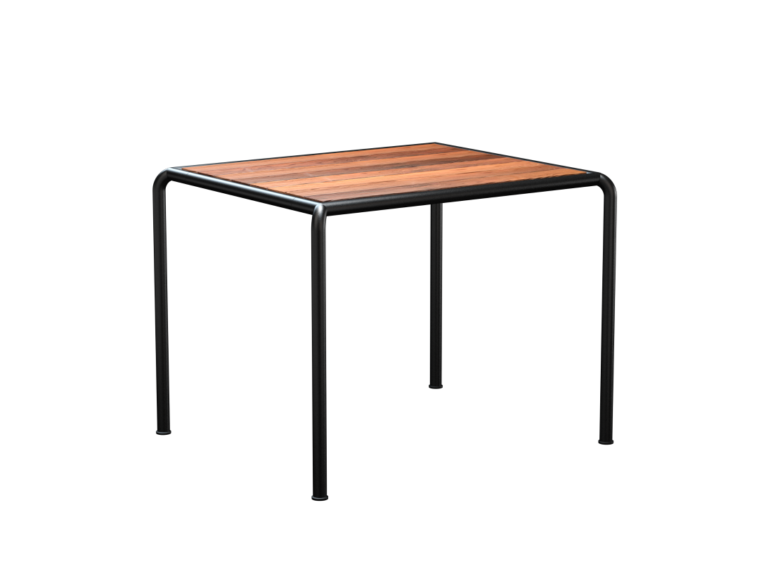 Avanti Gartentisch, 83 x 98 cm, schwarz / thermo ash