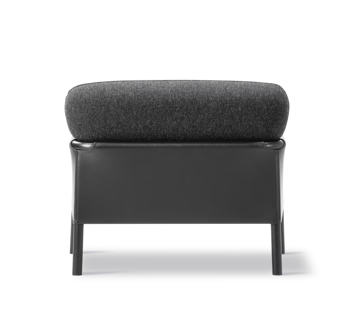 Savannah Chair, eiche schwarz lackiert / hallingdal 180 / leder max 98 schwarz