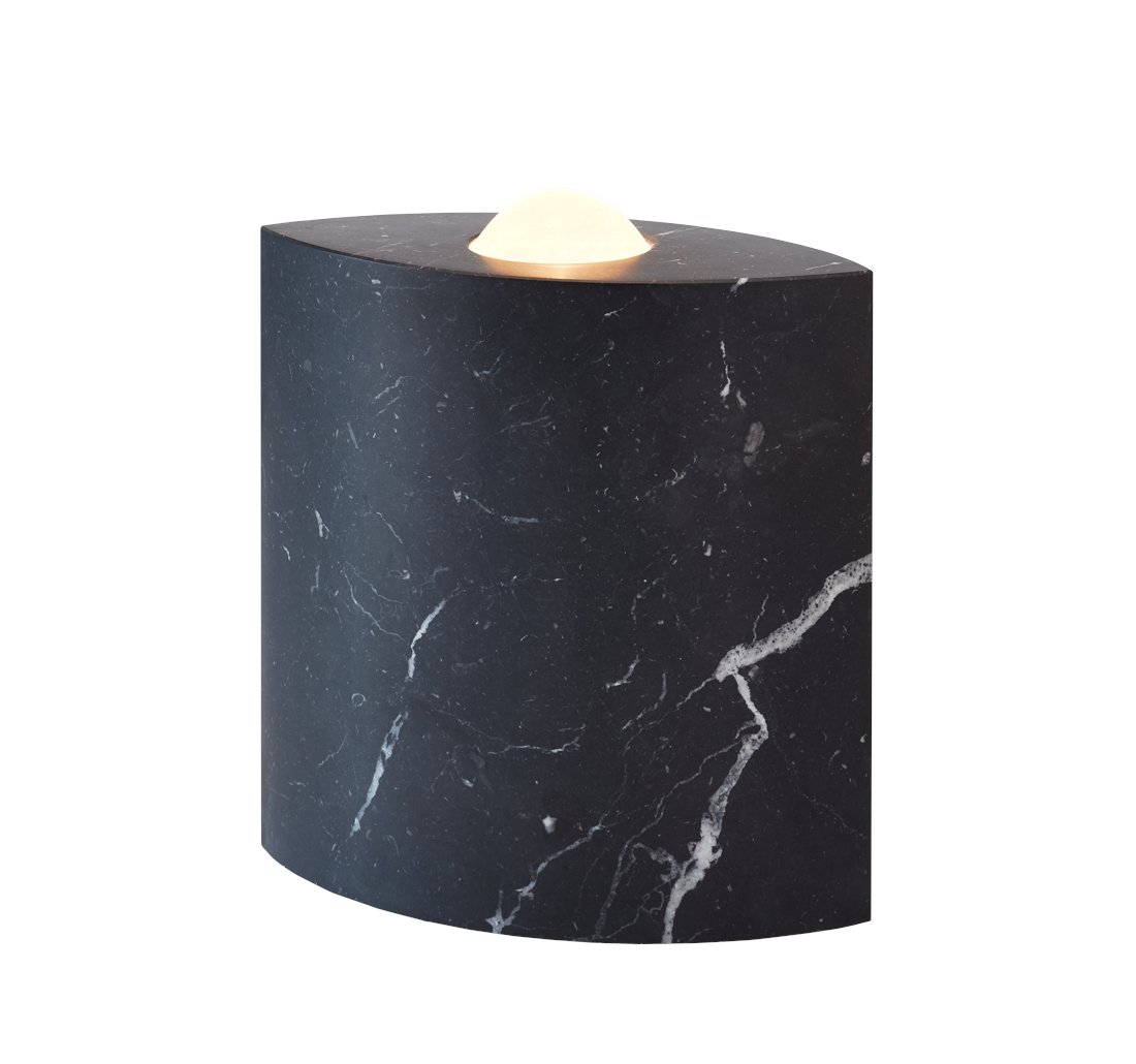 Egyptian Eye Bodenleuchte, schwarz matt