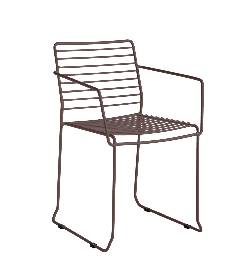 Tarifa Armlehnstuhl, schokoladenbraun