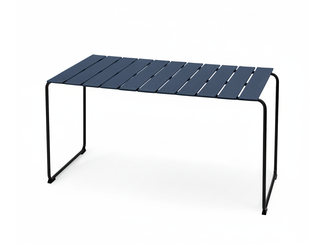 Ocean Tisch, 140 x 70 cm, dusty blue