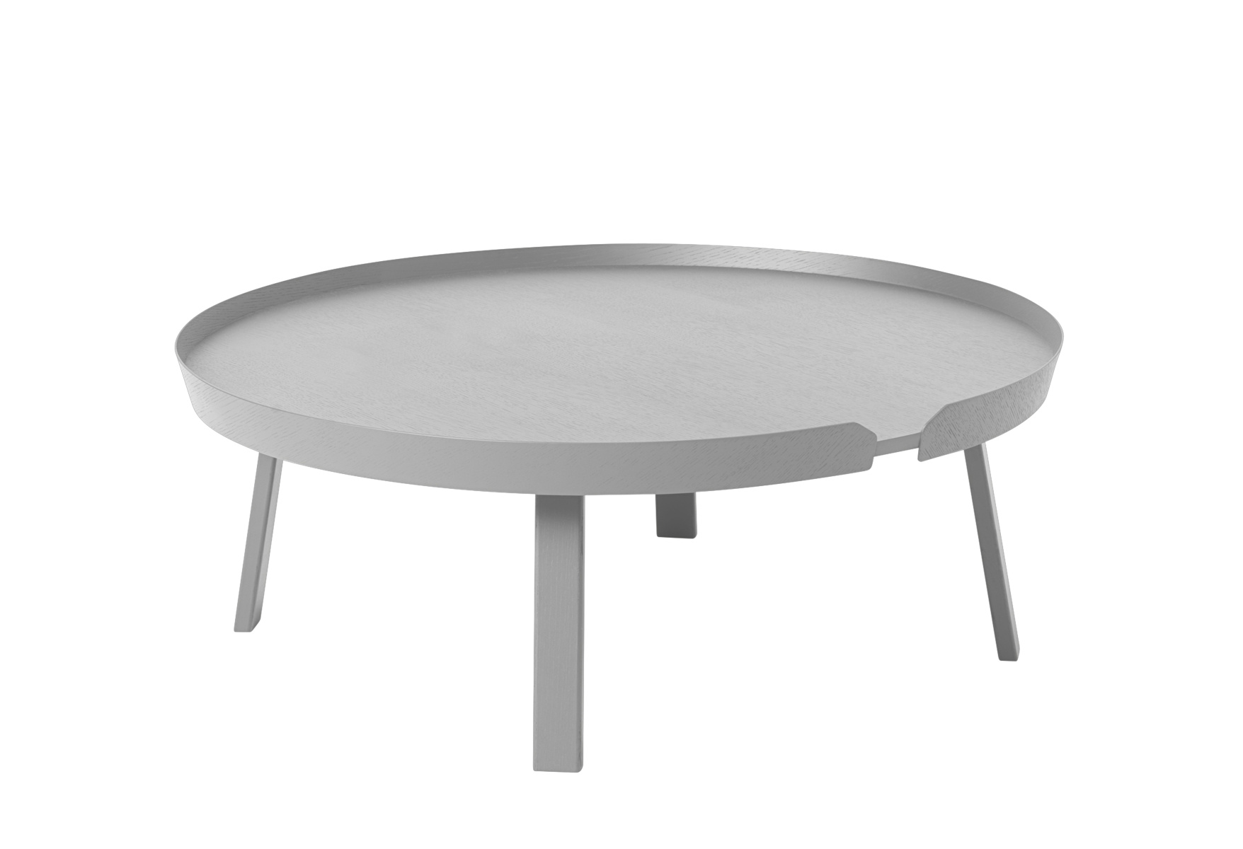Muuto Around Couchtisch Ø 95 cm in Grau – minimalistisches Design für moderne Wohnzimmer