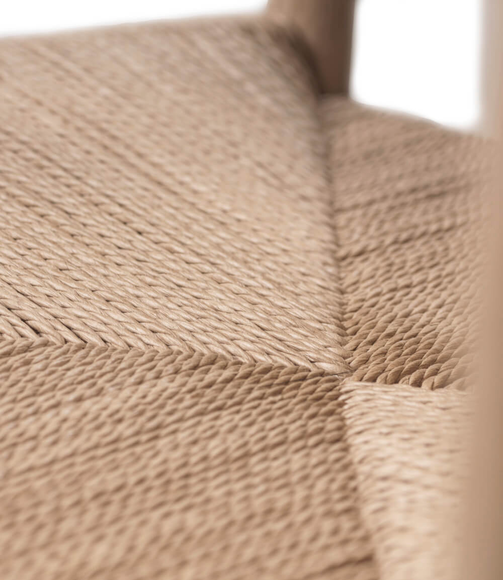 FDB Møbler J186 Hesbjerg, ergonomischer Stuhl, nordisch, Eiche geölt, Naturgeflecht, nachhaltig, funktional