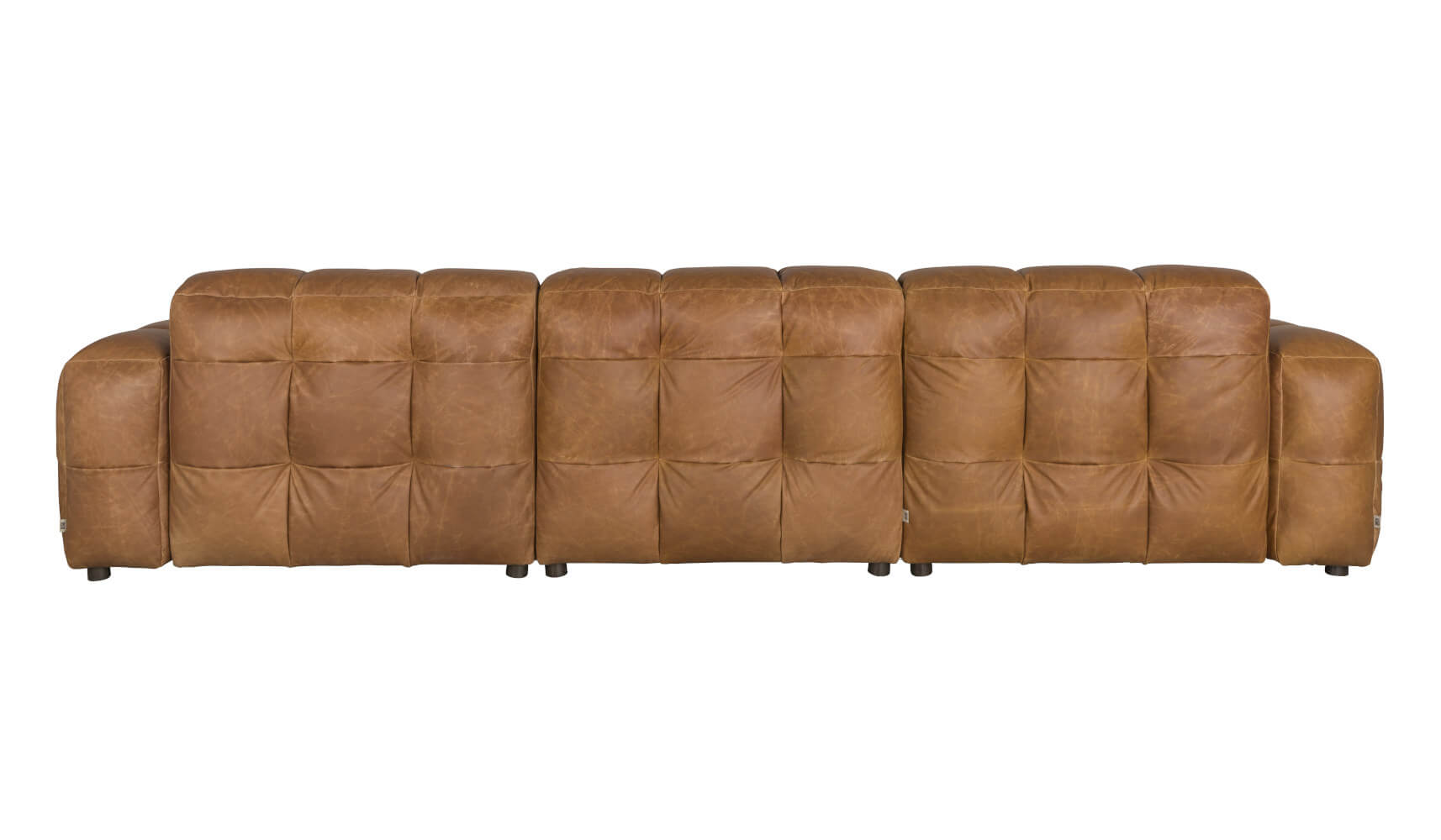 Hackman Sofa 4,5 Sitzer, leder schokolade