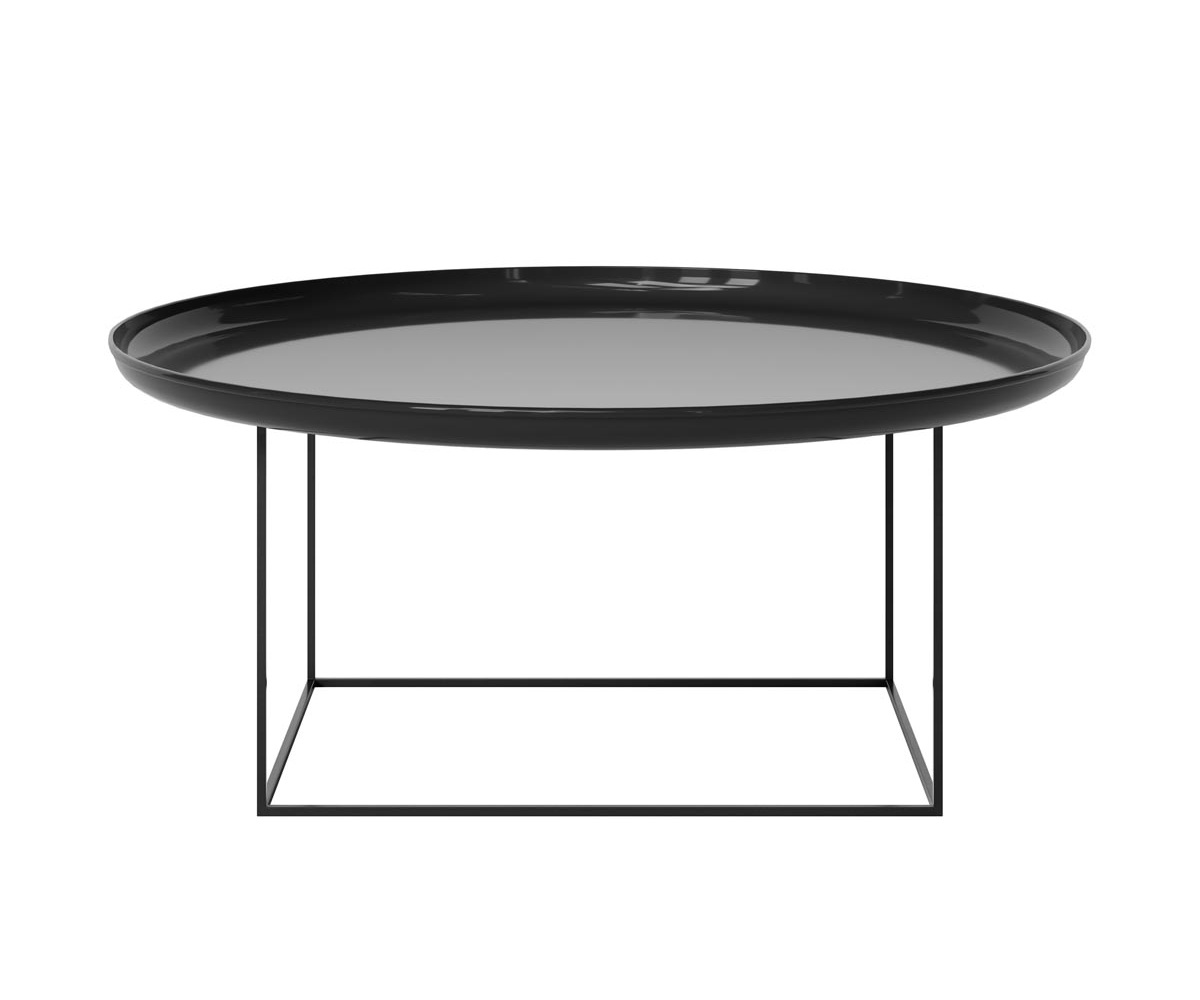Duke Couchtisch, large, obsidian black Duke Couchtisch, large, obsidian black